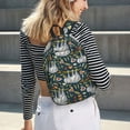 thumbnail image 7 of Balery Cute Sloth Vintage Canvas Backpack for Men and Women - Large Capacity, Durable Travel Laptop Bag for School, Work, Hiking, and Outdoor Activities, 7 of 7