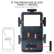 Shellbox 50ft Professional Waterproof Diving Housing for iPhone Samsung Universal Snorkeling Scuba Underwater Smartphones Protective Case for Outdoor Swimming Surfing Drifting with Lanyard(Orange)