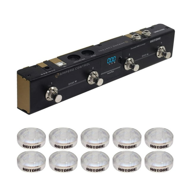 HOTONE MIDI pedal de control de pie Bluetooth Ampero Control de 4 botones