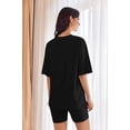 thumbnail image 5 of EKOUAER Comfy Pajam Sets Nightwear Soft Sleeping Set Casual Housewear Loungewear, 5 of 6