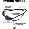 thumbnail image 2 of Unisex Python Racing Swim Goggles for Men and Women Anti-Fog No Leak Max Comfort Dual Strap, Mirror/Non-Mirror Lens, 2 of 5