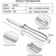 thumbnail image 2 of Pelador de verduras YONGSHENG acero inoxidable 4 piezas, 2 of 3