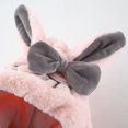 thumbnail image 5 of GYRATEDREAM Infant Toddler Girls Winter Hooded Coat Baby Faux Fur Fleece Rabbit Ears Warm Thicken Jacket Dress up Long Sleeve Party Wedding Hoodies Outwear for 6 Months-5 Years, 5 of 8