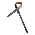 thumbnail image 1 of Correa de guitarra de doble cara, longitud ajustable para hombres y mujeres, cómoda PU de ocio Negro, 1 of 9