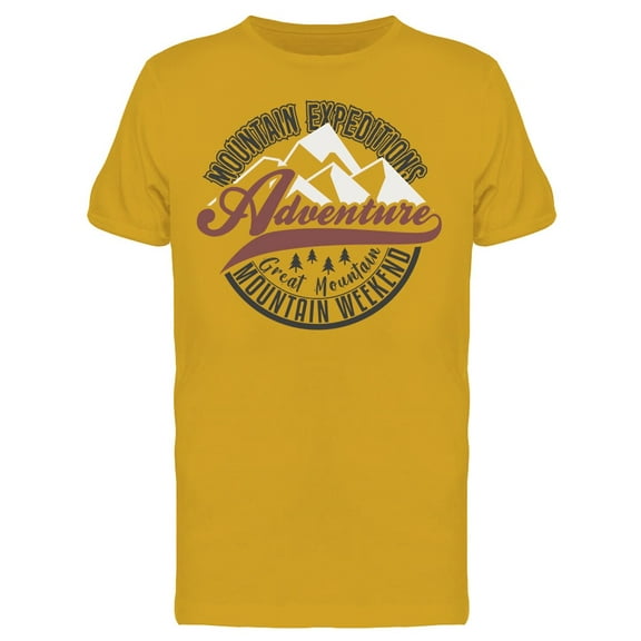 Mountain Expeditions Graphic T-Shirt Men -Image by Shutterstock, Male x-Large