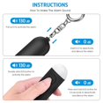 thumbnail image 3 of Personal Alarm for Women Elderly, Rechargeable(Black), 3 of 5