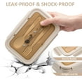 thumbnail image 4 of Cajas Bento para Adultos - Fiambrera Bento de 1400 ML para Niños con Cuchara y Tenedor - Duradera, a Prueba de Fugas para Comidas para Llevar, Sin BPA y Materiales Aptos para Alimentos, 4 of 5