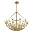 thumbnail image 3 of Burnished Brass Six Light Pendant from the Birch Collection, 3 of 6