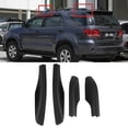 thumbnail image 2 of 4pcs Black Abs Car Roof Luggage Rack Rail End Cover Shell Protector Fit For Fortuner 2004-2014, 2 of 5