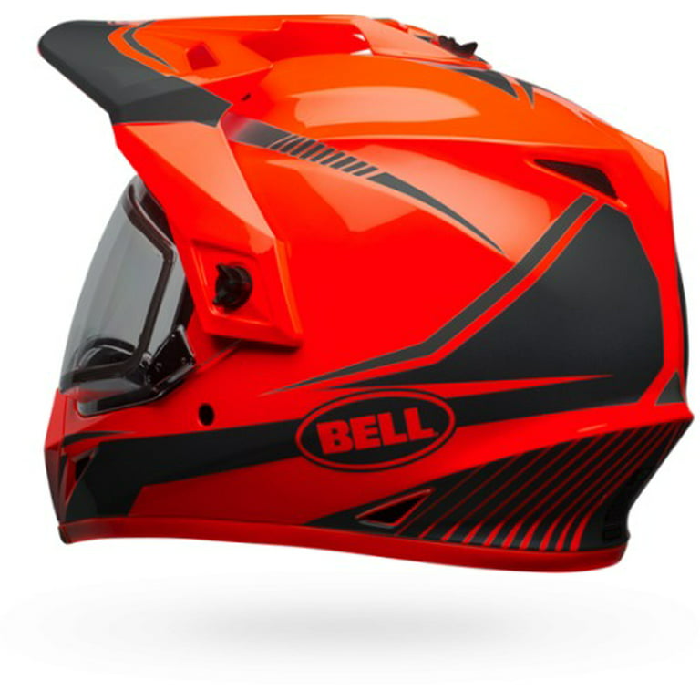 Bell MX-9 Adventure Electric Shield Snowmobile Helmet (Torch Orange/Black -  XXL) XX-Large 
