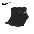 thumbnail image 3 of Calcetines deportivos unisex ligeros Nike Everyday originales para hombre y mujer, 3 pares, calcetines blancos Train Middle Barrel, tallas SML XL SX7676, 3 of 5