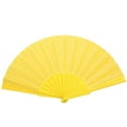 thumbnail image 2 of D-GROEE Plain Hand Plastic Folding Fan Handheld Fan Cloth Folded Fan for Wedding Party and Home Decoration, 2 of 5