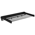 thumbnail image 4 of GROWTH TANK Foldable Clothes Drying Rack, Wall Mounted Towel Rack with 3 Hooks, Space Saver, Black, 4 of 9