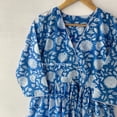 thumbnail image 4 of Beautiful Hand Print Dress,Handblock Cotton Dress,Indian Print Dress,Cotton Block Dresss,Block Print Dress, Long Dresses, 4 of 7