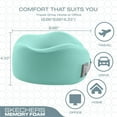 thumbnail image 5 of Skechers Memory Foam Car U-Shaped Neck Pillow,Cotton Cover,Sweat-Absorbent,Ergonomic Support for Car,Office,and Travel Green, 5 of 8