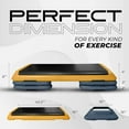 thumbnail image 5 of Yes4All Adjustable Aerobic Step Platform, 40 in x 16 in with 4 Risers, Yellow and Dark Blue, 5 of 8