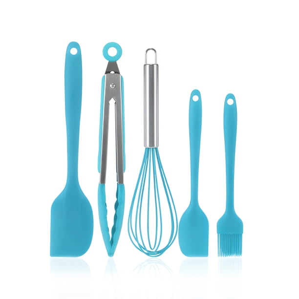Batidor De Cocina De 5 Piezas Utensilios De Cocina Cepillo Antiadherente Utensilios De Cocina Juego De Herramientas De Espátula De Silicona sonducket HA025207-03
