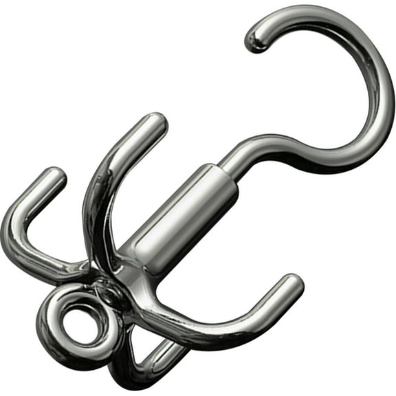 Homoyoyo Space-Saving Rotating Clothes Organizer Hook, 1 Piece ABS Plastic, Closet Storage and Hanging Solution