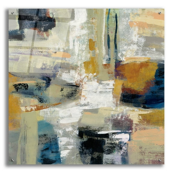 Epic Art 'Full Moon I' by Silvia Vassileva, Acrylic Glass Wall Art, 36"x36"
