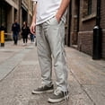 thumbnail image 2 of Dagugfen Athletic Pants for Men Drawstring Mesh Breathable Elastic Waist Moisture Wicking Workout Pants with Pockets, 2 of 8