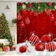 thumbnail image 4 of Christmas Ball Shower Curtain Colorful Christmas Ball Green Candy Cane Hanging On Branches Christmas Decoration Branches, 4 of 6