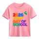 thumbnail image 4 of Blusas y camisas de manga corta con cuello redondo para niños y niñas, camisetas gráficas de manga corta, blusas con estampados bonitos para la temporada escolar., 4 of 9