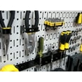 thumbnail image 6 of Wall Control Pegboard Rack Home & Garage Tool Storage & Organization Grey Metal Pegboard Pack - Two 32-Inch Wide x 16-Inch Tall Grey Steel Peg Board Panels, 6 of 10