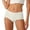 Beige, variant on Women's Thin Panties Advanced Gusset All Day Freshness Comfort Coffee XL
