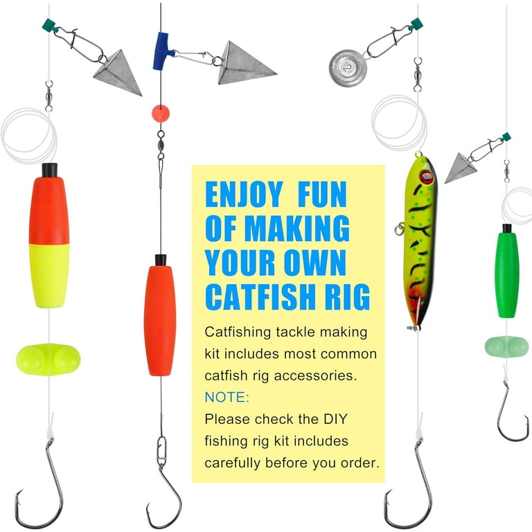 catfish fishing pole rigs Skipaelf Float Rig With Rattler, 5pcs Santee Cooper Tackle Equipment, 10/0 Circle Hooks : Sports & Outdoors This bundle includes Bank Pole Making Pole Rigs