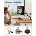 thumbnail image 3 of Brazo de monitor ErGear Single para pantallas de 13 a 36 pulgadas con VESA de 100 x 100 mm, 3 of 8