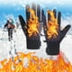 thumbnail image 5 of Guantes de invierno para exteriores con pantalla táctil | Guantes de equitación deportivos cálidos a prueba de viento | Forro de vellón térmico antideslizante | Esquí Ciclismo Senderismo Running | 1, 5 of 6