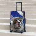 thumbnail image 3 of Wukai Astronaut in Outer Space Elastic Luggage Cover: Personalized Protection for Your Suitcase - Fits 19~29-inch, Washable & Durable Travel Companion-Medium, 3 of 8