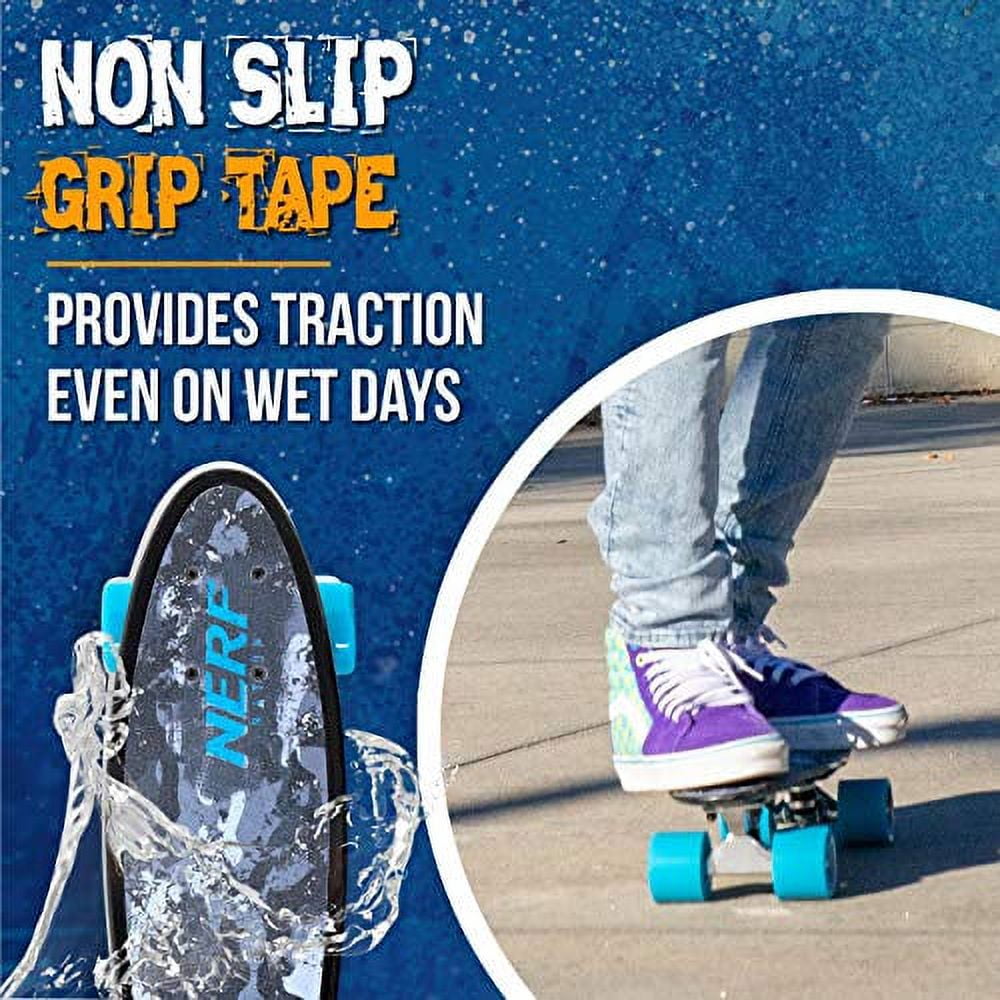 Flybar 22 inch Plastic Cruiser Skateboard, Non-Slip Deck, Boys and Girls Ages 6 and up, Black Camo