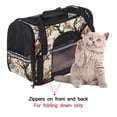 thumbnail image 4 of Tree Pet Carrier Bag with Sherpa Base and 900D Oxford Cloth Fabric, 17x10x11.8 in, Adjustable Nylon Webbing - Ideal for Travel and Outdoor Activities, 4 of 7