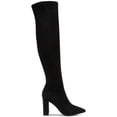 thumbnail image 4 of Wild Pair Womens EILEENE Faux Leather Pointed Toe Knee-High Boots, 4 of 11