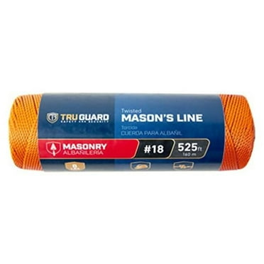 Mibro  18 in. x 525 ft. Tru Gaurd Nylon Rope, Orange