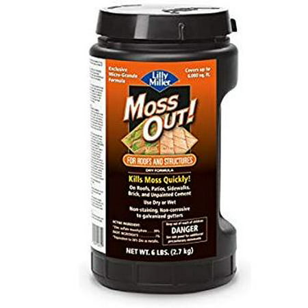Lilly Miller Moss Out! Economical Concentrate for Roofs Moss Killer, 6
