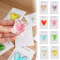 thumbnail image 2 of Searching Roads Fused Glass Heart Pocket Token, Pocket Heart Token with Greeting Card, Mini Cute Small Pocket Hug, Heart Keepsake Gift for Birthday Mother's Day Valentines Thanksgiving B4K3, 2 of 9
