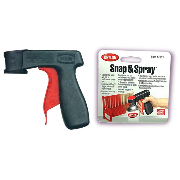 Krylon SnapOn Trigger Handle Transforms Any Spray Can Into A Spray Gun