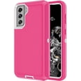 thumbnail image 5 of Samsung Galaxy S20 Plus Heavy Duty Case, Military Grade Hard Protection, Shatter Resistant, 3 Layer Rubber Compatible for Galaxy S20 Plus, Pink - By Entronix, 5 of 5
