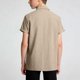 thumbnail image 3 of Camisa de Manga Corta de Cuello Redondo de Color Sólido de los Niños Casual Cómodo Cardigan Top para Adultos, 3 of 7