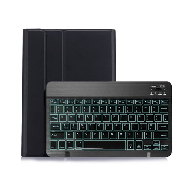 Funda protectora de tabletas Protecciones de tabletas de cuero PU con teclado BT