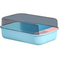 thumbnail image 5 of Cat Litter Box,semi-enclosed Cat Litter Pan Cat Toilet | Durable High Side Sifting Litter Box For Small Cats, Easy To Clean And Assemble, 5 of 5