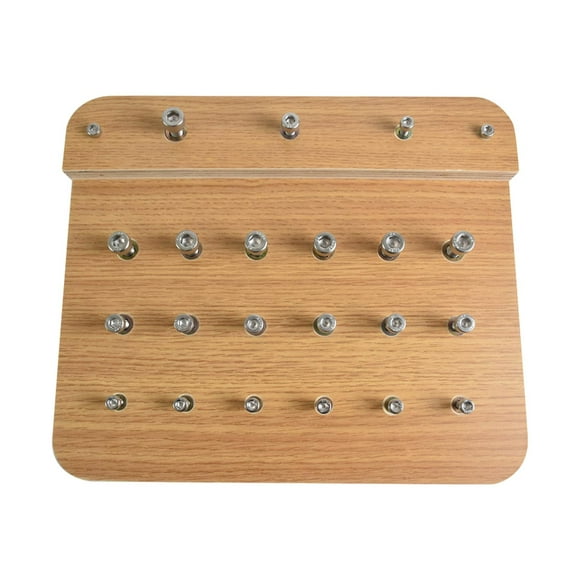 Ejercitador de Dedos Sunnimix Hemiplejía Tablero de Palo Inclinado