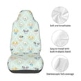 thumbnail image 3 of Lsque Different Breeds of Dogs Pattern Car Seat Covers for Front Seats , Waterproof Seat Covers for Cars, Sporty Front Seat Covers,Car Seat Cover Protector Front Seats, 3 of 5