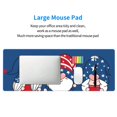 thumbnail image 5 of Rocae Three Gnome Independence Day for Gaming Mouse Pad, Mouse Pad Large, Office Computer Keyboard Mousepad, Keyboard and Mouse Pad with Stitched Edges,31.5 x 11.8 in, 5 of 5