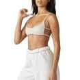 thumbnail image 2 of Douhoow Women Crop Top Summer Backless Spaghetti Strap Rib Camisole Basic Vest Tops, 2 of 9