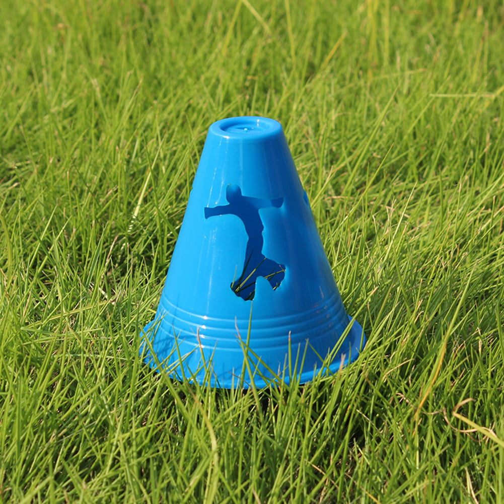20pcs/pack Marking Cone Free Slalom Football Training Skate Pile Cup Sport 