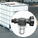 thumbnail image 4 of Conexión de grifo tanque de 1000 L, junta de manguera de jardín para colectores de agua de lluvia con función de filtro, adaptador de tanque de agua IBC S60x6 (rosca externa de 3/4''), 4 of 5