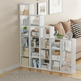 thumbnail image 7 of Anhdah 3 Cube Storage Organizer Bookshelf, White Wooden Bookcase Storage Shelf, Sturdy 3-Cube Organizer for Living Room, Bedroom, Home Office, Easy Assembly, 7 of 7
